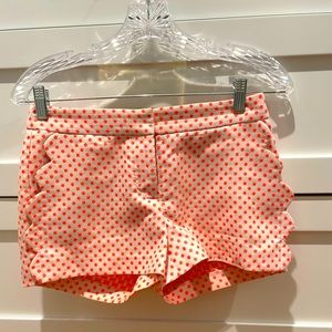 J.Crew scalloped shorts